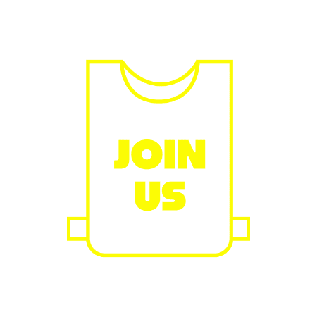 Icon of a bib with Join Us on