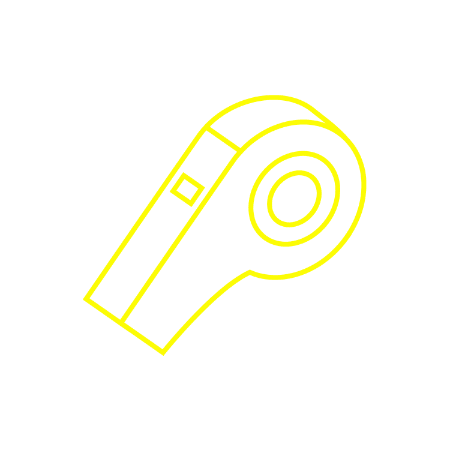 Icon of a whistle